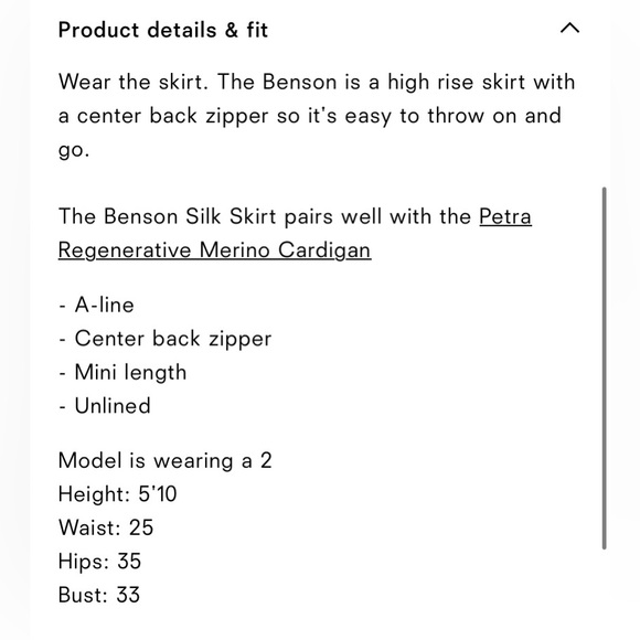 Reformation- Benson Silk Skirt, Mezzanine - Picture 4 of 8